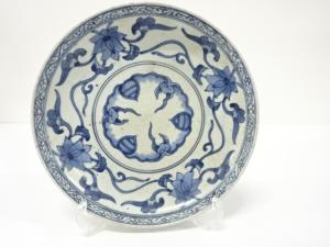 古伊万里　染付　八寸皿